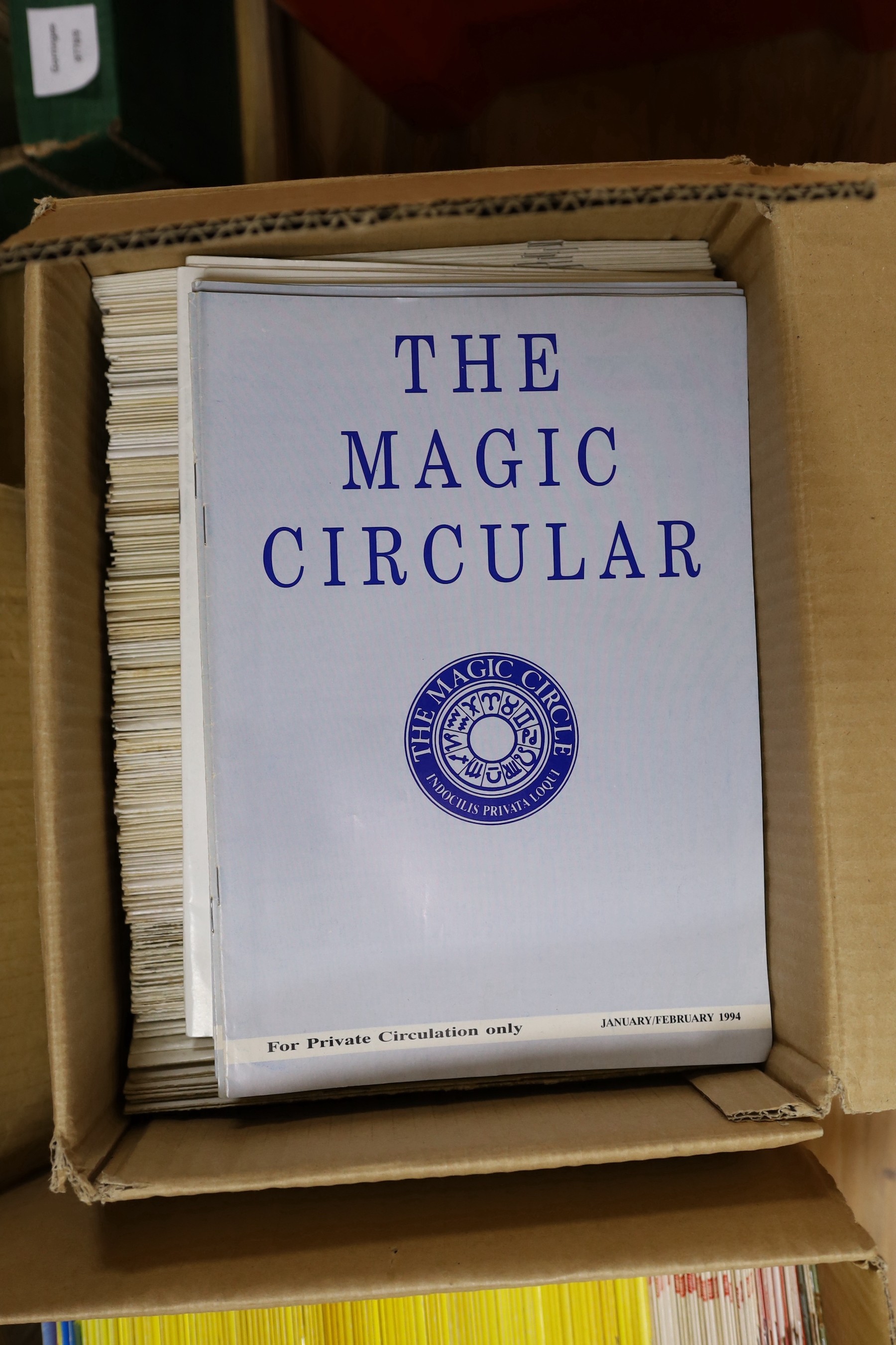 A collection of magic magazines from 1920’s and later, including The Magic Circular, The Budget (many being for private circulation only)
